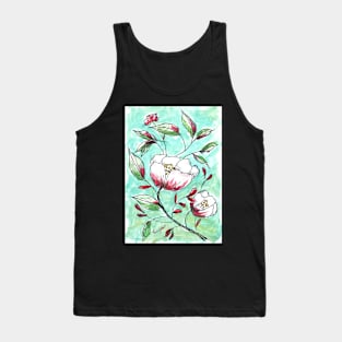 Ann's Flowers - Watercolour Tank Top